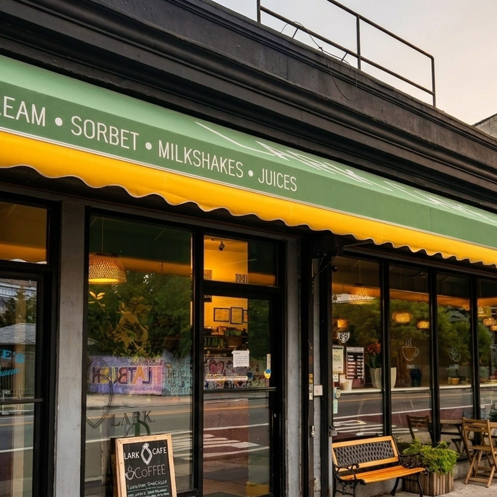 Ice Cream, Sorbet, Milkshakes.